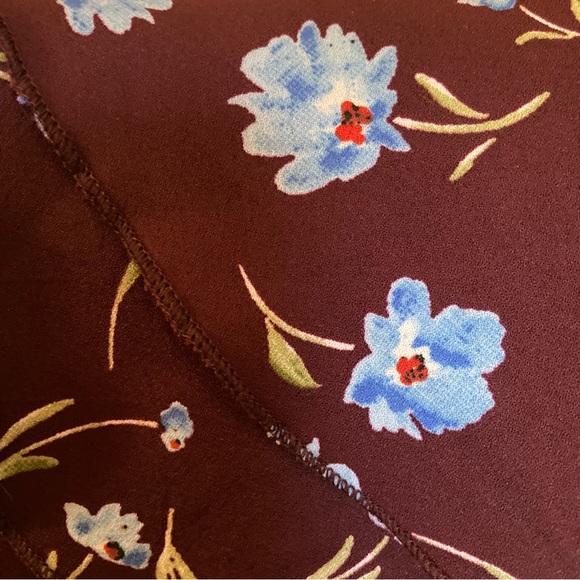 🌸Japna Women’s Off the Shoulder Ruffle Trim Blouse, Floral Print - Picture 4 of 5